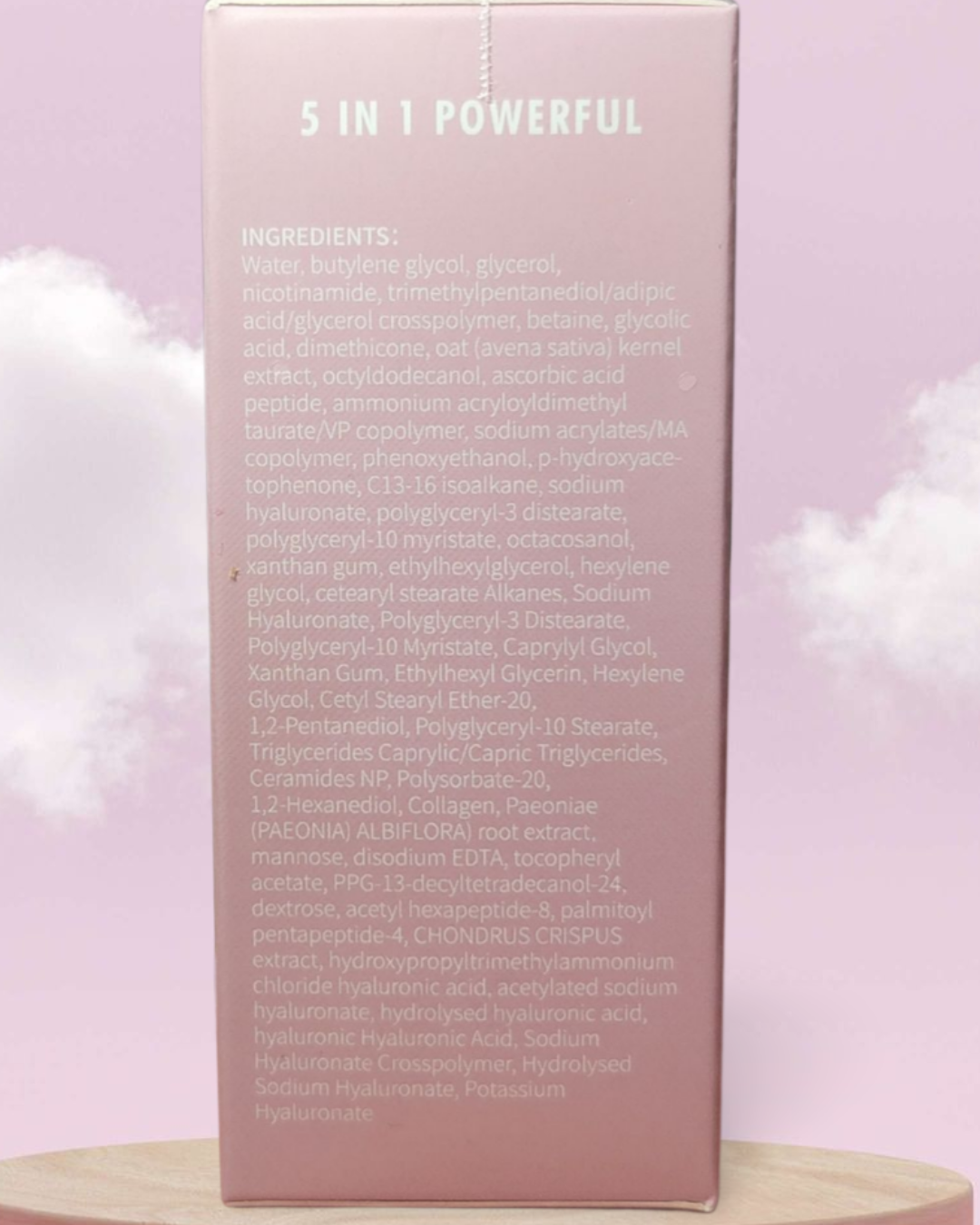 5-in-1 Powerful Face Serum Hydration. Repair. Visible Glow.