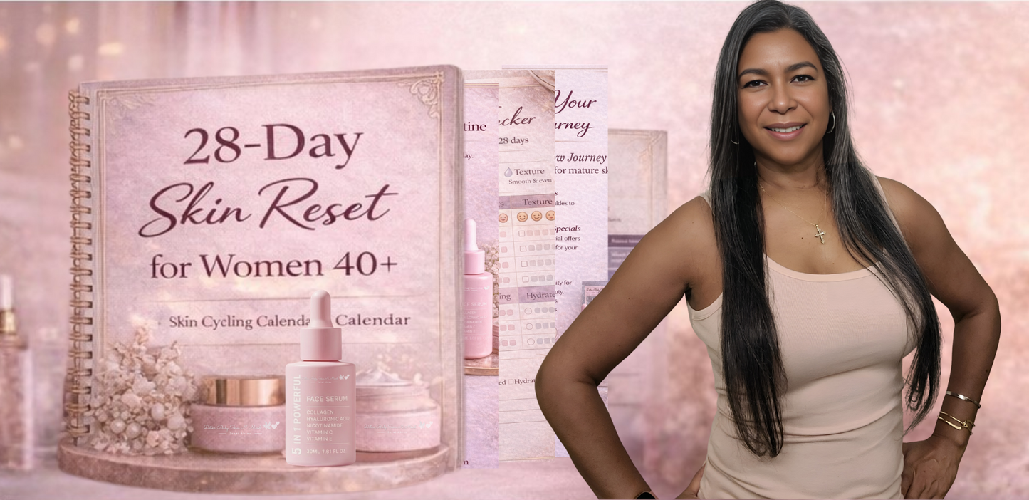 28-Day Skin Cycling Calendar for Women 40+ | Free Skincare Guide