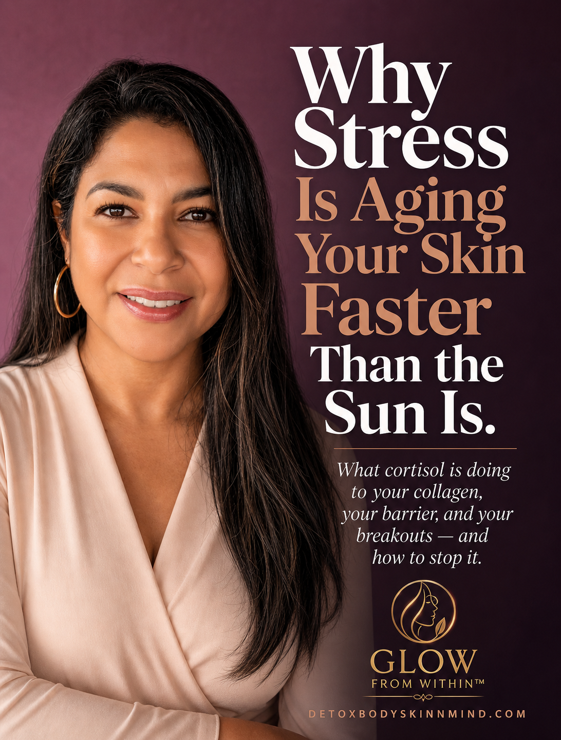 Why stress is aging your skin faster than the sun is.