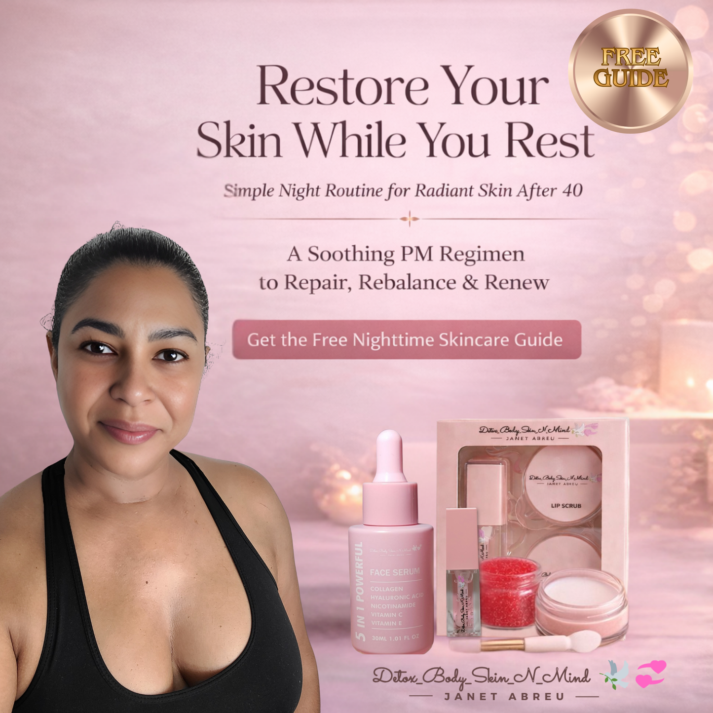 ✨ Restore Your Skin While You Rest - A Soothing PM Regimen (Free Download)