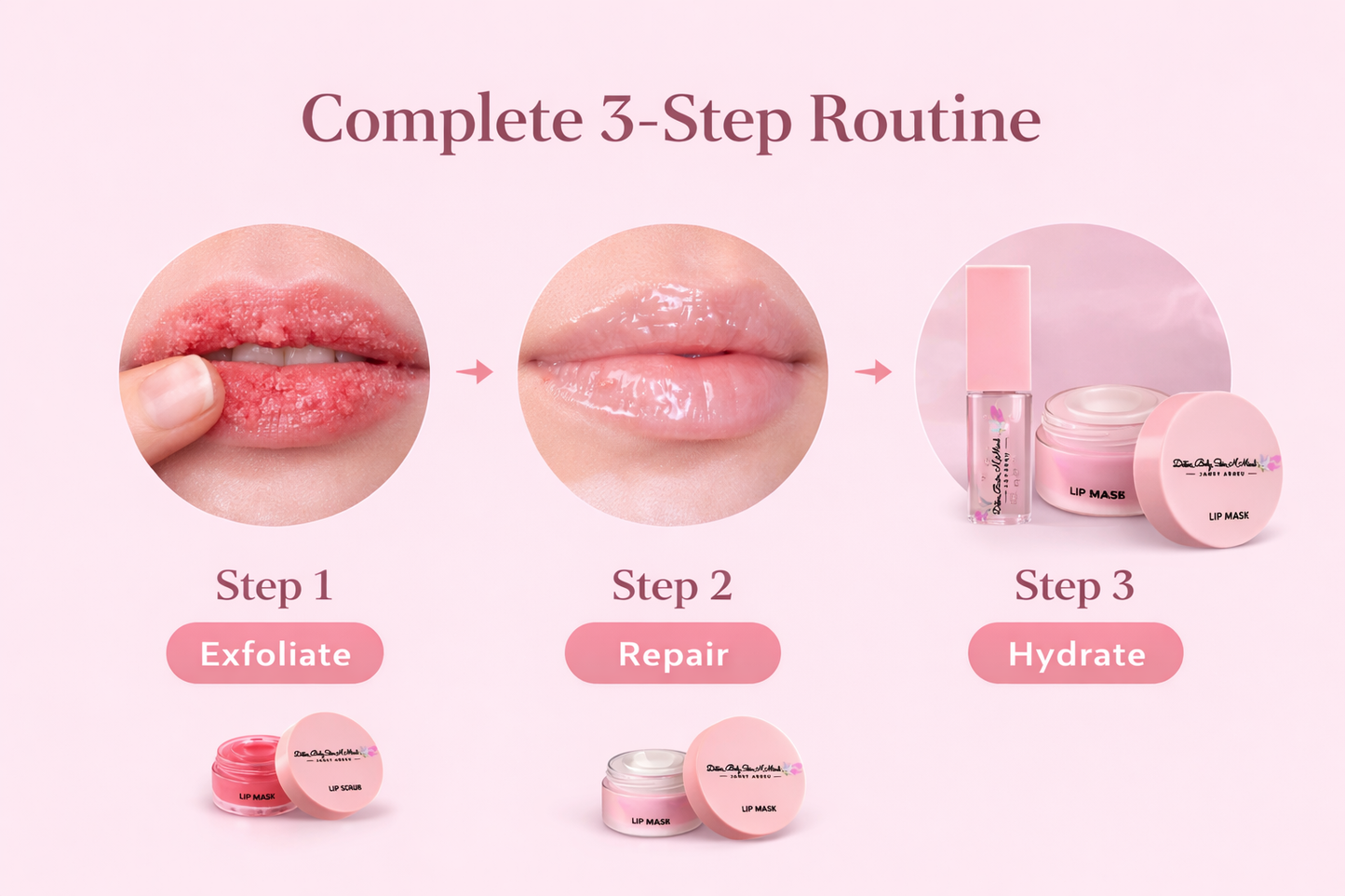 Lip Care Kit — Smooth. Repair. Protect.