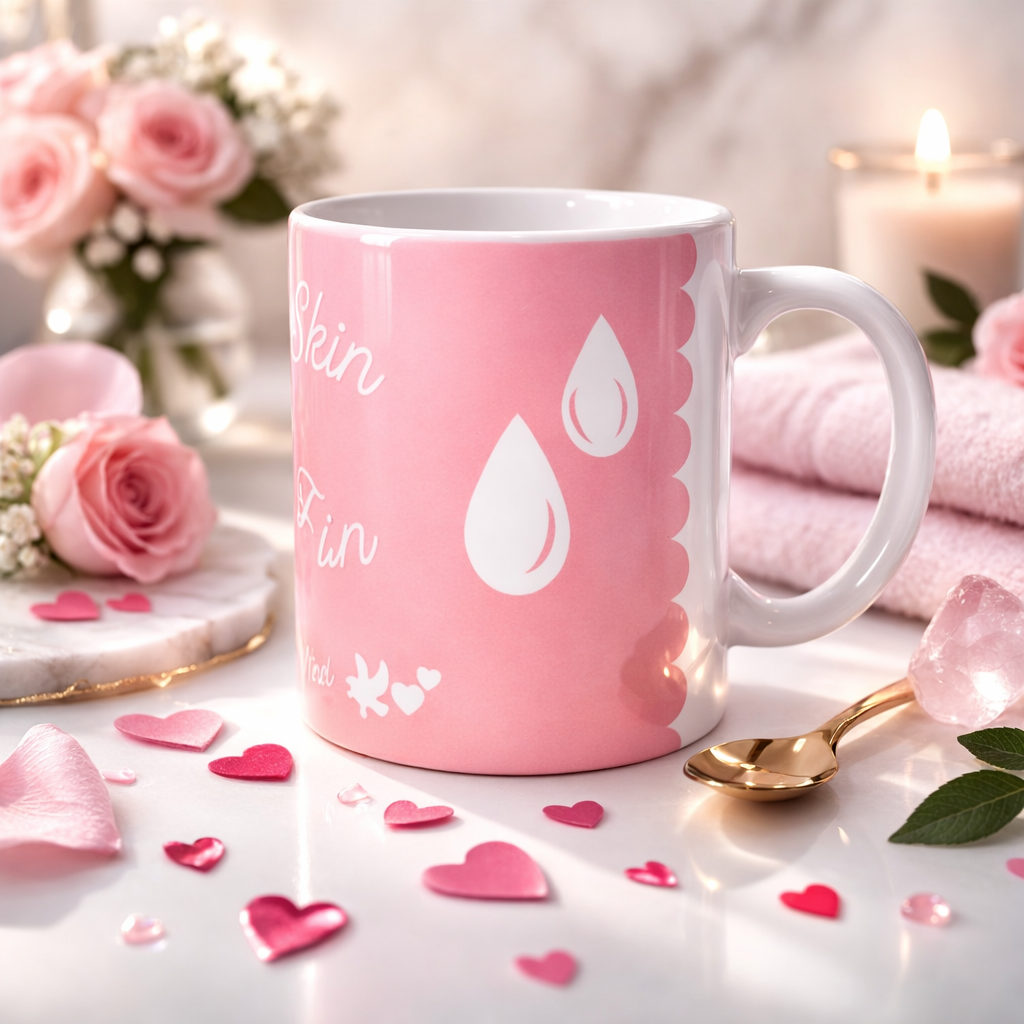 Healthy Skin Starts From Within Mug – Motivational Self-Care Coffee & Tea Mug (12 oz / 15 oz)