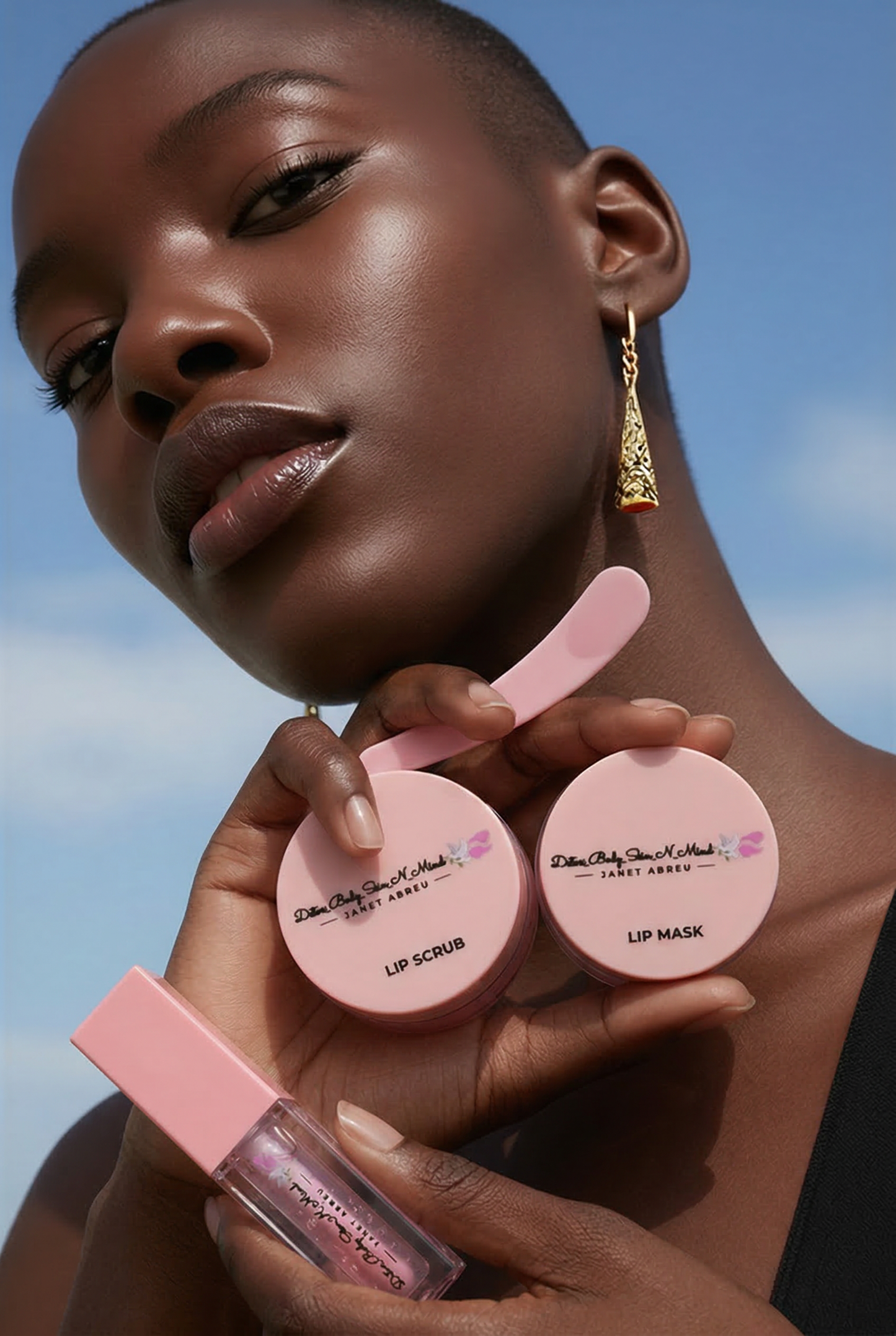 ✨ Complete Glow Trio 5-in-1 Powerful Face Serum + Eye Masks + Lip Care Kit